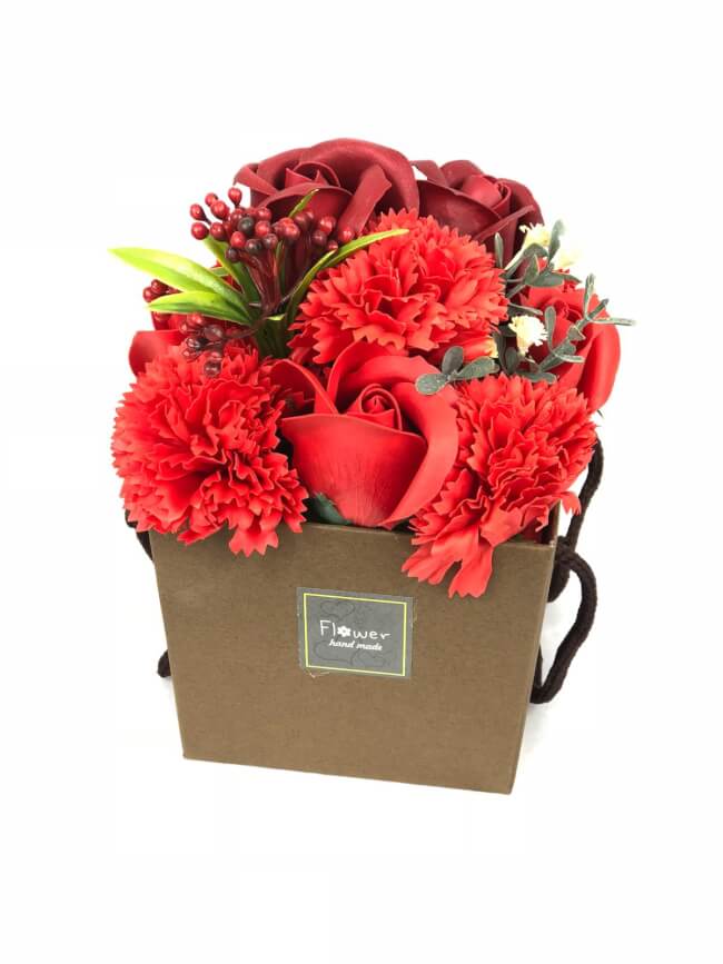 Image 1 Bouquet de Roses Rouges en Savon