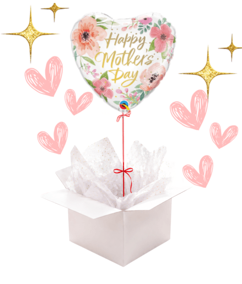 Ballon “Happy Mother’s Day” Gonflé à l’Hélium