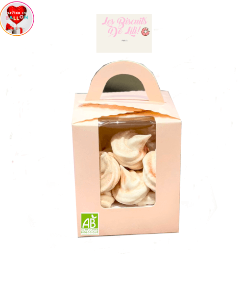 Ballotin de Meringues Pailletées Francaises Bio Pailletées By Les Biscuits de LiLi