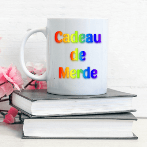 Mug "Cadeau de Merde" – Une Touche d’Humour Personnalisée