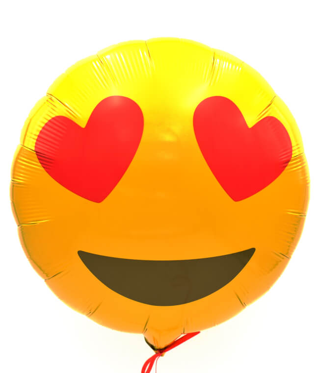 Image 1 Ballon Smiley Love
