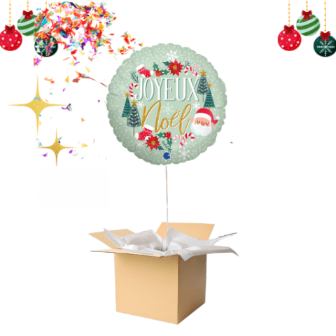 Ballon "Joyeux Noël" – Une Surprise Festive à Offrir