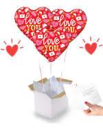 Vignette 1 Box Bouquet de 3 Cœurs “I Love You”