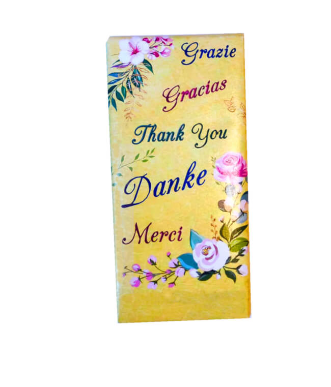 Image 1 Tablette de Chocolat "Merci"