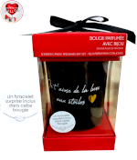 Vignette 1 Bougie "Je t'aime de la lune aux étoiles"Bracelet surprise