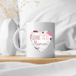 Vignette 1 Mug "Bonne fête Maman" – Avec un cœur qui dit tout