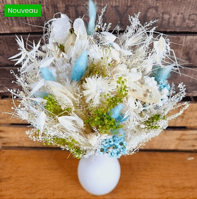 Image 1 Bouquet de Fleurs Séchées Pastello bleu