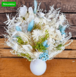 Vignette 1 Bouquet de Fleurs Séchées Pastello bleu