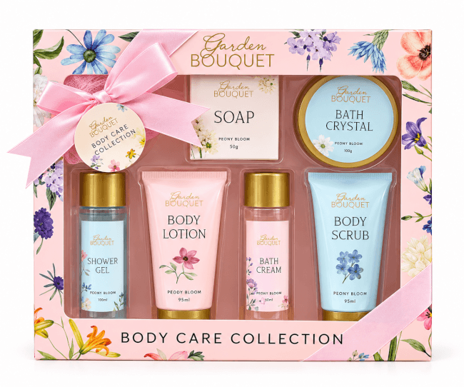 Image 1 Coffret Cadeau Bien-Être Garden Bouquet – Peony Bloom