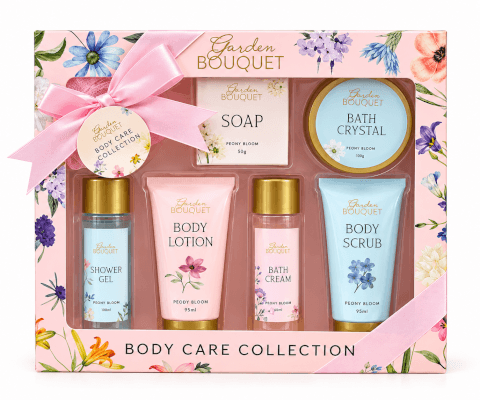 Coffret Cadeau Bien-Être Garden Bouquet – Peony Bloom