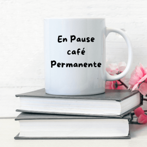 Mug Retraite – "En Pause Café Permanente"