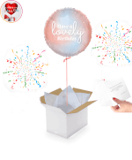 Vignette 1 Ballon Lovely Birthday