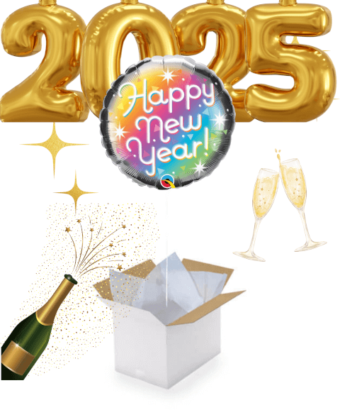 Ballon "Happy New Year" - Une touche festive pour célébrer la nouvelle année !