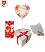 Vignette 1 Ballon Happy Mother's Day,Féte des mères +Ballotin de chocolat Love Belge By Livrer un Ballon