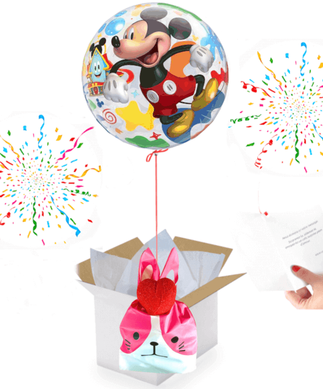 Image 1 Ballon Mickey et son Ballotin de Big fraise Tagada