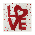 Vignette 1 Boîte Cadeau "Love" pour la Saint-Valentin - Collier Cœur et Boucles d'Oreilles