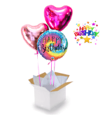 Vignette 1 Bouquet de ballons Happy Birthday Good vibes