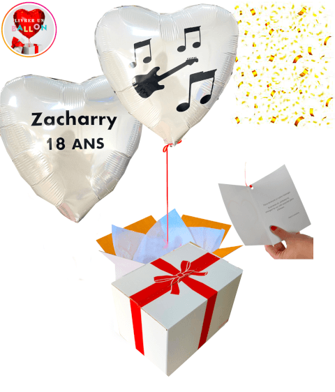 Ballon Blanc à Personnaliser By Livrer un Ballon