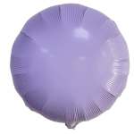 Ballon rond violet parme mat