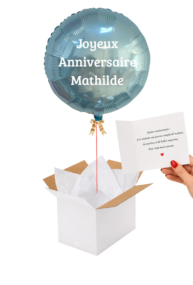 Image 1 Ballon Rond Vert Parme Métallisé Personnalisé – Message au Choix