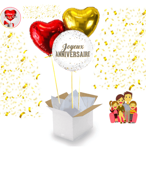 Bouquet de Ballons Joyeux Anniversaire