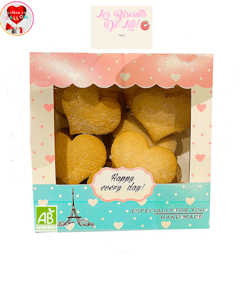 Image Biscuits Sucrés Coeurs Croustillants Bio By Les Biscuits de LiLi