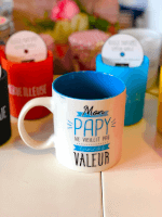 Vignette 1 Mug Mon Papy ne veillit pas,il prend de la valeur