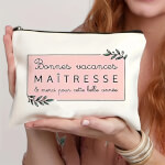 Vignette 1 Pochette « Bonnes Vacances Maîtresse » – Cadeau de Fin d’Année
