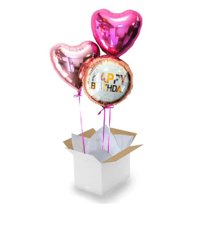 Image 1 Bouquet Happy Birthday Rosé