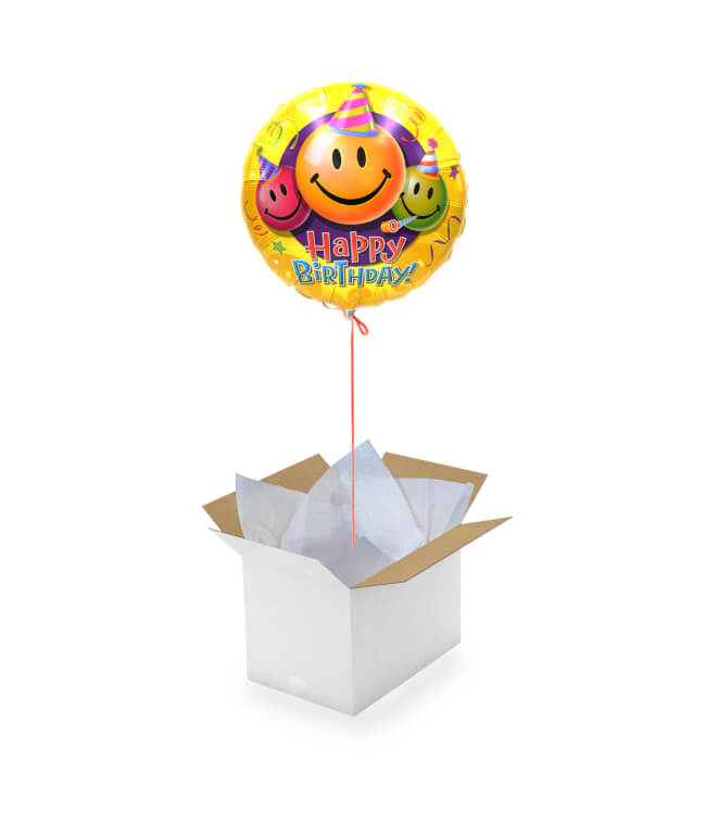 Image 1 Smiley Birthday Balloon