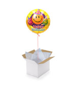 Vignette 1 Smiley Birthday Balloon