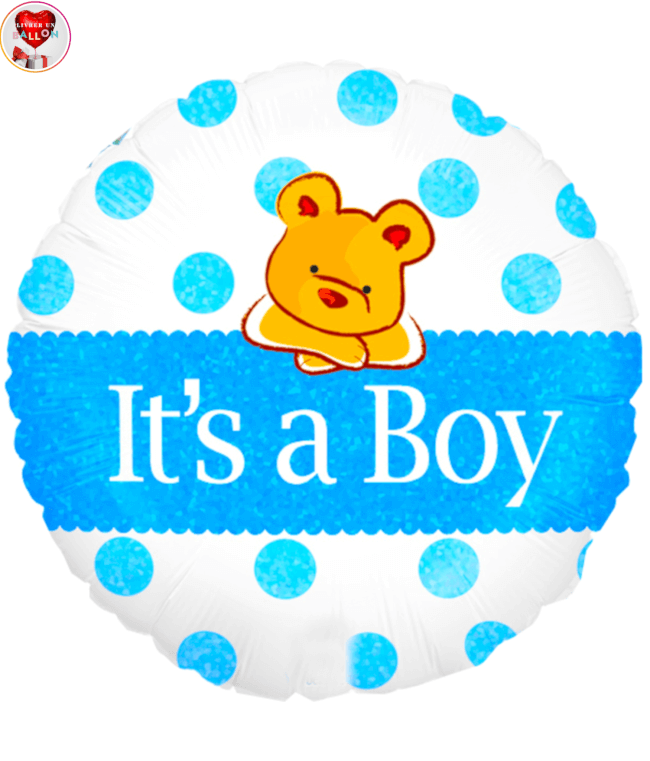 Image 1 Ballon it's Boy Ourson By Livrer un ballon