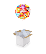 Vignette 1 Ballon Happy Birthday Animaux
