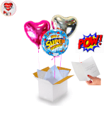 Vignette 1 Bouquet de Ballons Super Birthday POW! By Livrer un Ballon