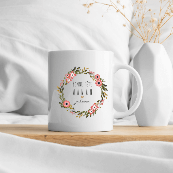Image 2 Mug "Bonne fête Maman" – Un doux message au quotidien