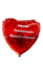 Vignette 3 Ballon Coeur Rouge Personnaliser By Livrer un Ballon