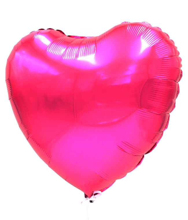 Image 2 Fuchsia Heart Balloon
