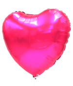 Vignette 3 Fuchsia Heart Balloon