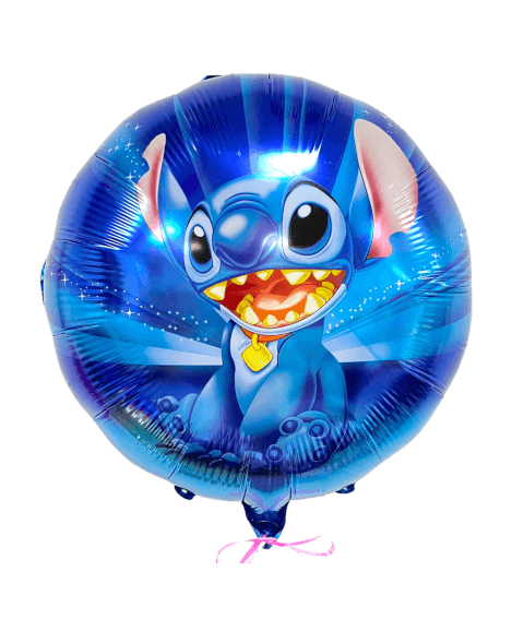 Image Bouquet de Ballons Stitch à Personnaliser : Un Cadeau Original
