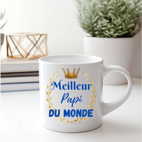 Image Mug "Le Meilleur Papi" - Un cadeau plein de tendresse pour votre grand-père !