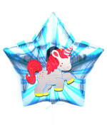 Vignette 3 Unicorn Star Balloon