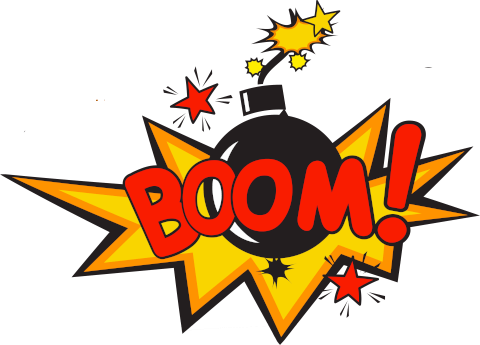 Image BOX Ballon Explosion Confettis! Bonbons Haribo,Texte à personnaliser sur la Box 