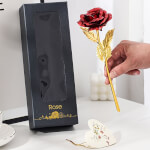 Vignette 3 Rose Éternelle en Fleur Artificielle – Avec Boîte Cadeau et Carte