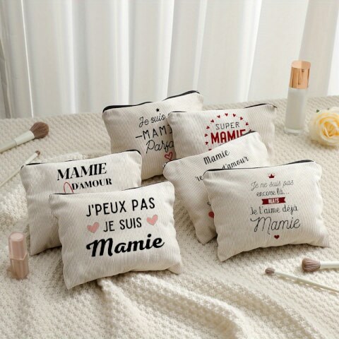Image Trousse à maquillage Super Mamie d'amour – Cadeau personnalisé– Idée site cadeau anniversaire – Livraison rapide
