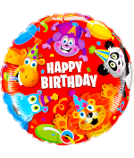 Vignette 3 Bouquet de Ballons Happy Birthday Cirque By Livrer un Ballon