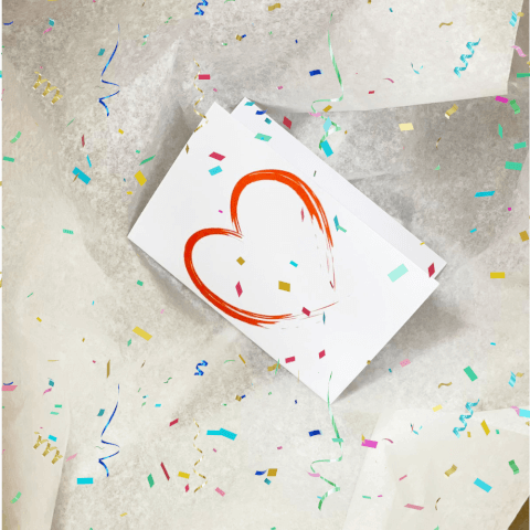 Image Box Ballon Anniversaire à exploser confetti