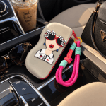 Vignette 3 Etui à lunettes fantaisie avec dragonne colorée