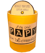 Vignette 3 Ballon Etoile Dorée+Bougie "J'ai un Papy qui déchiiiire!!!"