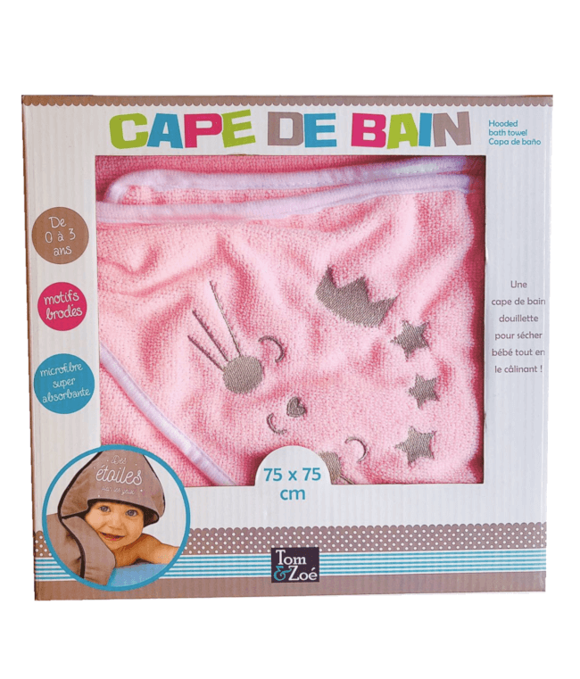 Image 2 Coffret naissance Fille +Cape de bain+veilleuse Licorne+Ballotin de Dragés à la Guimauve. Livrer un Ballon