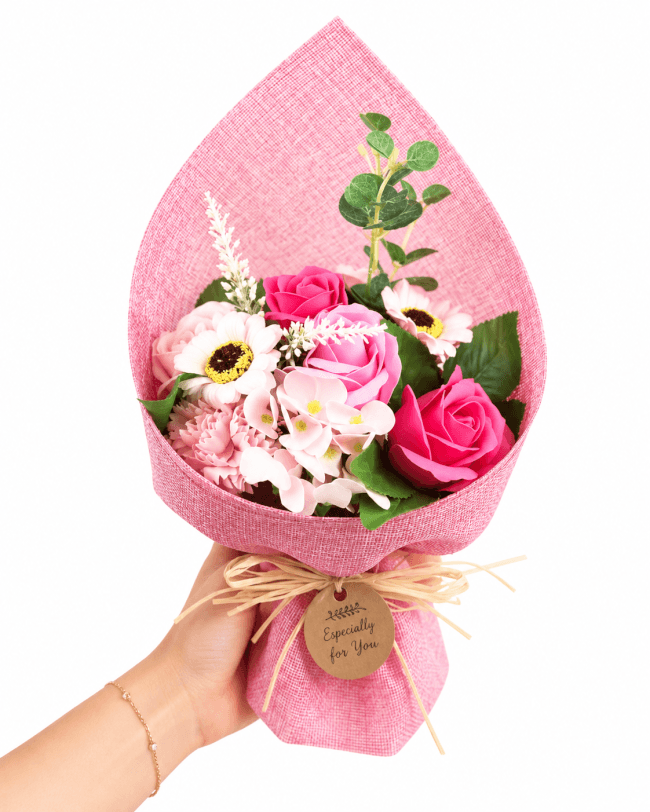 Image 2 Bouquet de Fleurs de Savon de Roses